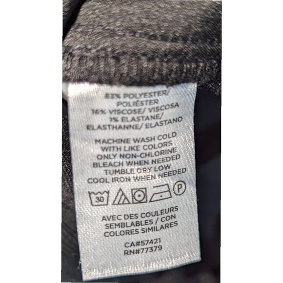 Ann Taylor Pants w Belt Skinny Corduroy Black High Rise High Waist Sz 14 - Picture 9 of 10